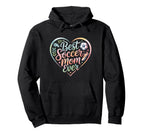 Best Soccer Mom Ever Heart Hoodie - Custom Art Print for Adults