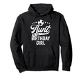 Aunt Birthday Soccer Themed Party Futbol Hoodie - Unique Graphic for Adults