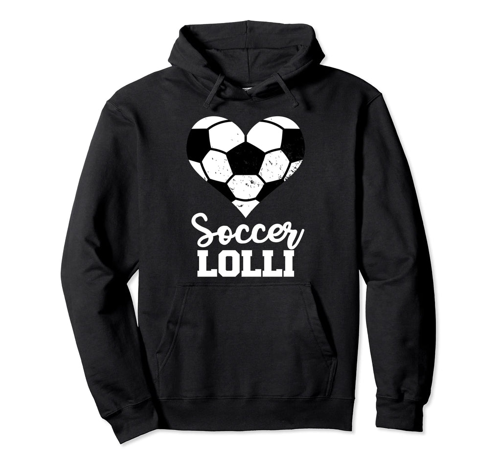 Soccer Lolli Funny Soccer Heart Grandma Hoodie - Novelty Apparel Unisex
