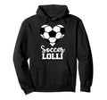 Soccer Lolli Funny Soccer Heart Grandma Hoodie - Novelty Apparel Unisex