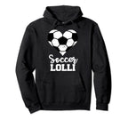 Soccer Lolli Funny Soccer Heart Grandma Hoodie - Novelty Apparel Unisex