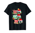 Ho Ho Ho Pajama Soccer Funny Santa Gift T-Shirt - Graphic Print Men Women
