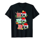 Ho Ho Ho Pajama Soccer Funny Santa Gift T-Shirt - Graphic Print Men Women