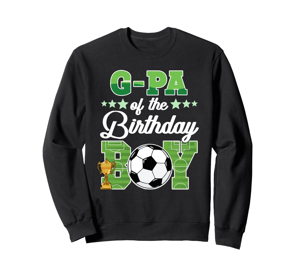Soccer G Pa Birthday Party Soccer Sweatshirt - Minimalist Print Men Women