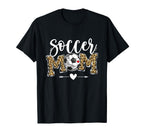 Soccer Mom Leopard Funny Soccer Mom T-Shirt - Custom Art Print Unisex