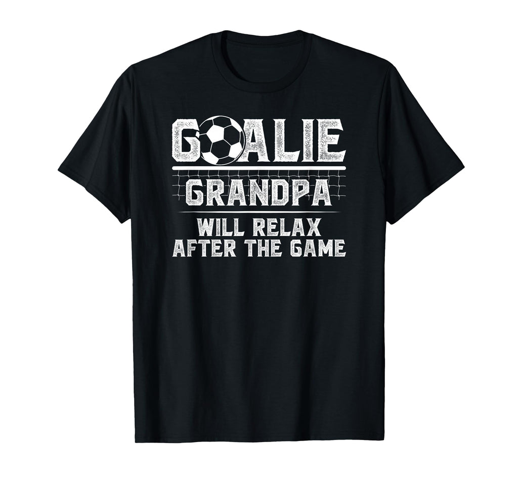 Funny Soccer Goalie Grandpa Soccer T-Shirt - Trendy Graphic Men Women