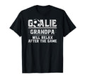 Funny Soccer Goalie Grandpa Soccer T-Shirt - Trendy Graphic Men Women