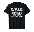 Funny Soccer Goalie Grandpa Soccer T-Shirt - Trendy Graphic Men Women