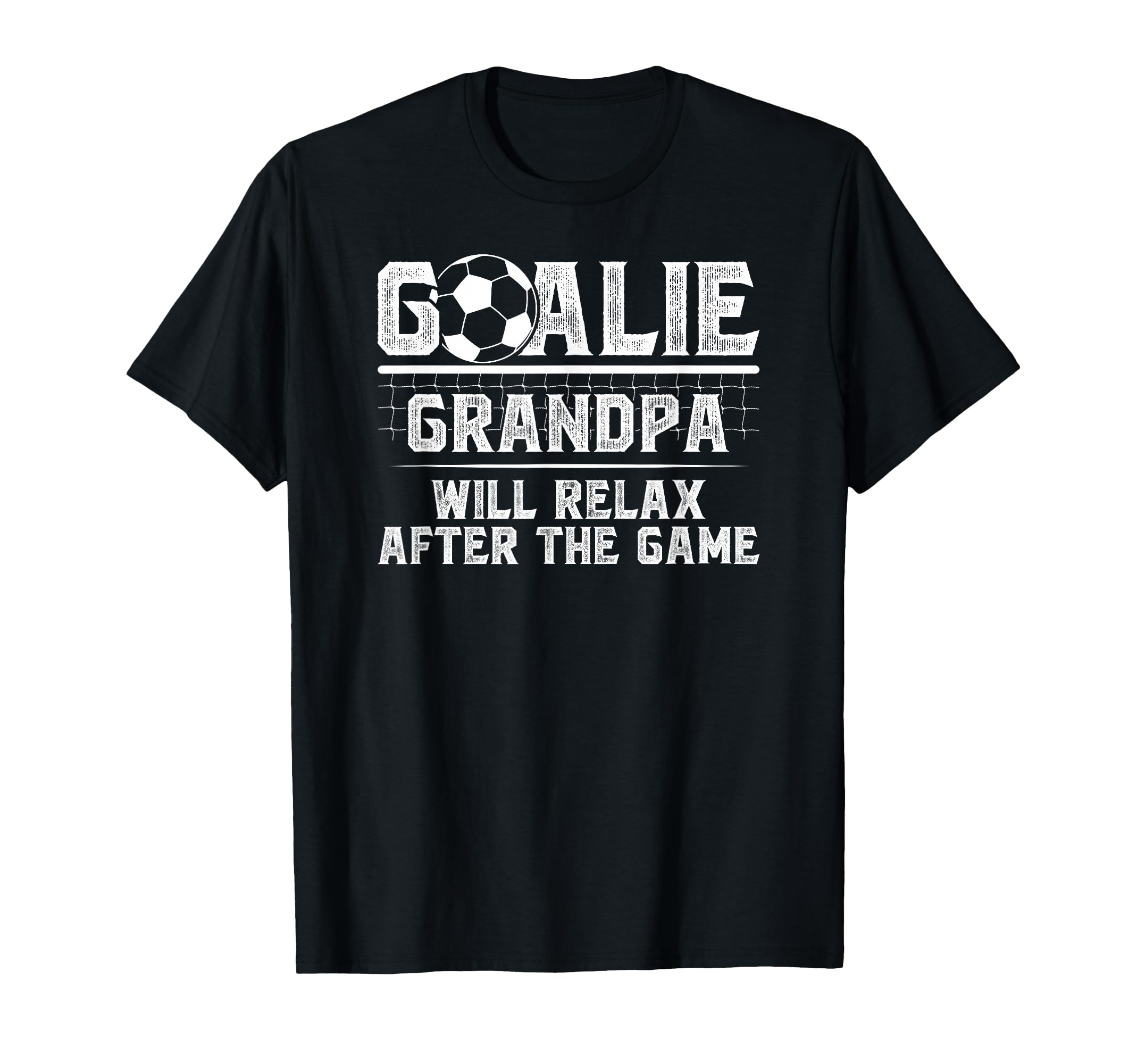 Funny Soccer Goalie Grandpa Soccer T-Shirt - Trendy Graphic Men Women