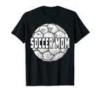 Soccer Mom Game Day Soccer Lovers T-Shirt - Custom Art Print for Adults