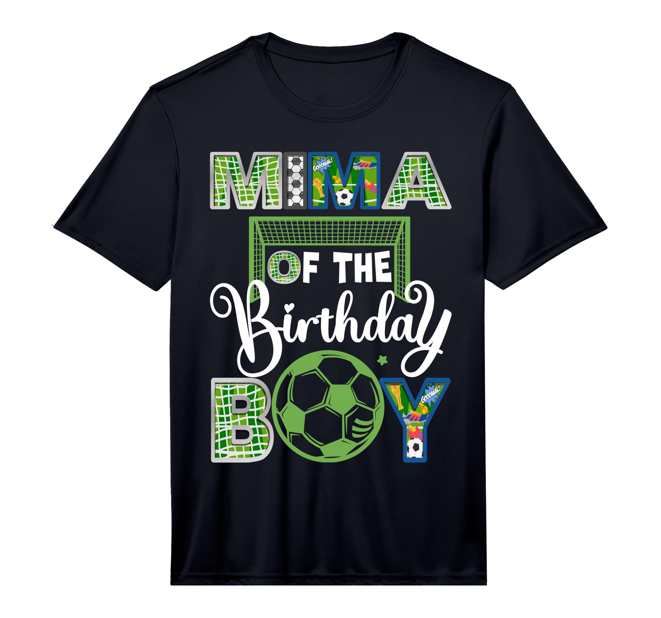 Mima Birthday Soccer Baller Birthday T-Shirt - Graphic Print for Adults