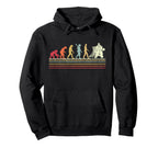 Ice Hockey Goalie Goalkeeper Evolution Hoodie - Unique Graphic Unisex