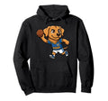 Watermelon Soccer Player Number 7 Hoodie - Fun Novelty Design for Adults
