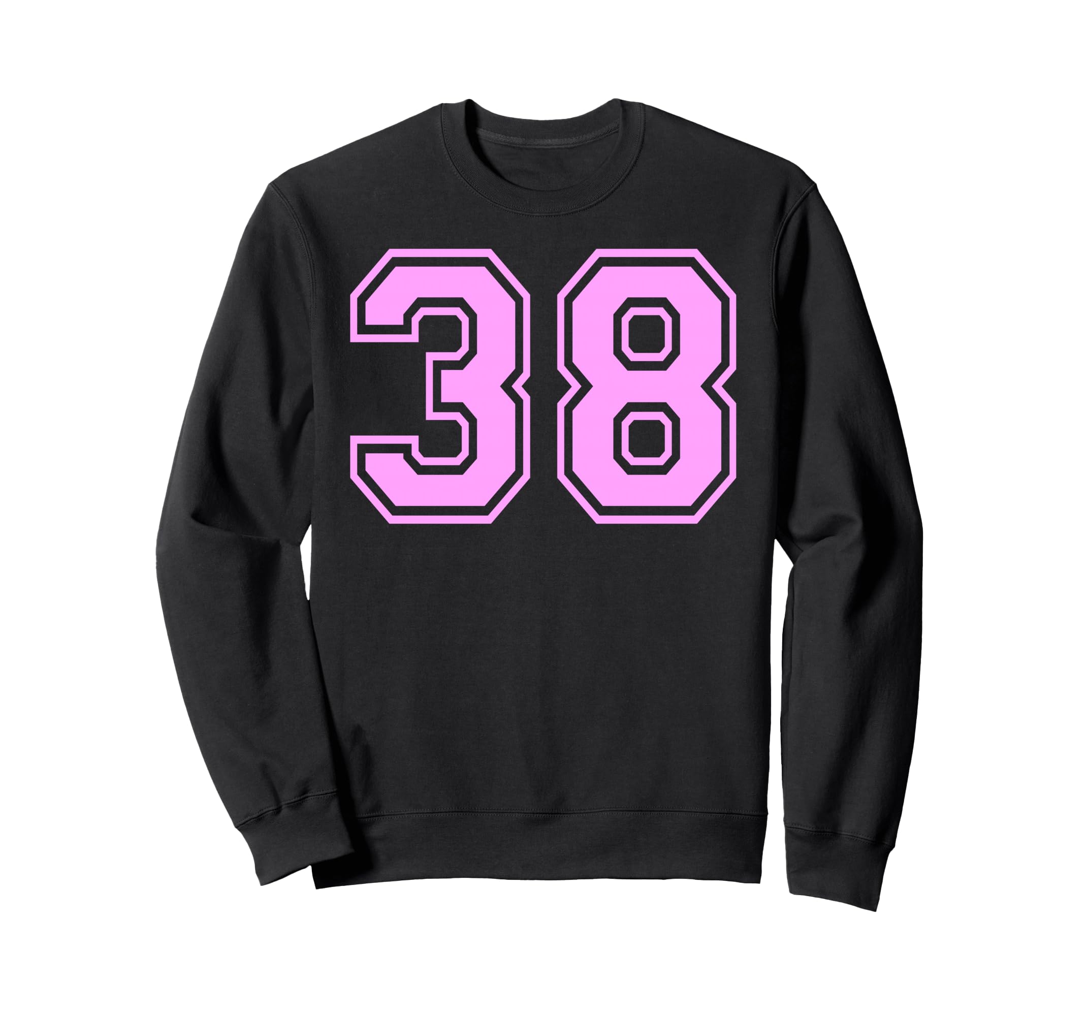 38 Number Thirty Eight Sports Varsity Sweatshirt - Graphic Print Men Women