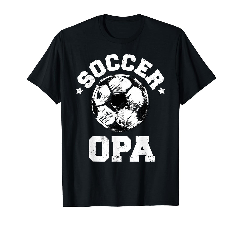 Soccer Opa Soccer Ball T-Shirt - Casual Everyday Wear for Adults