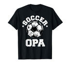 Soccer Opa Soccer Ball T-Shirt - Casual Everyday Wear for Adults