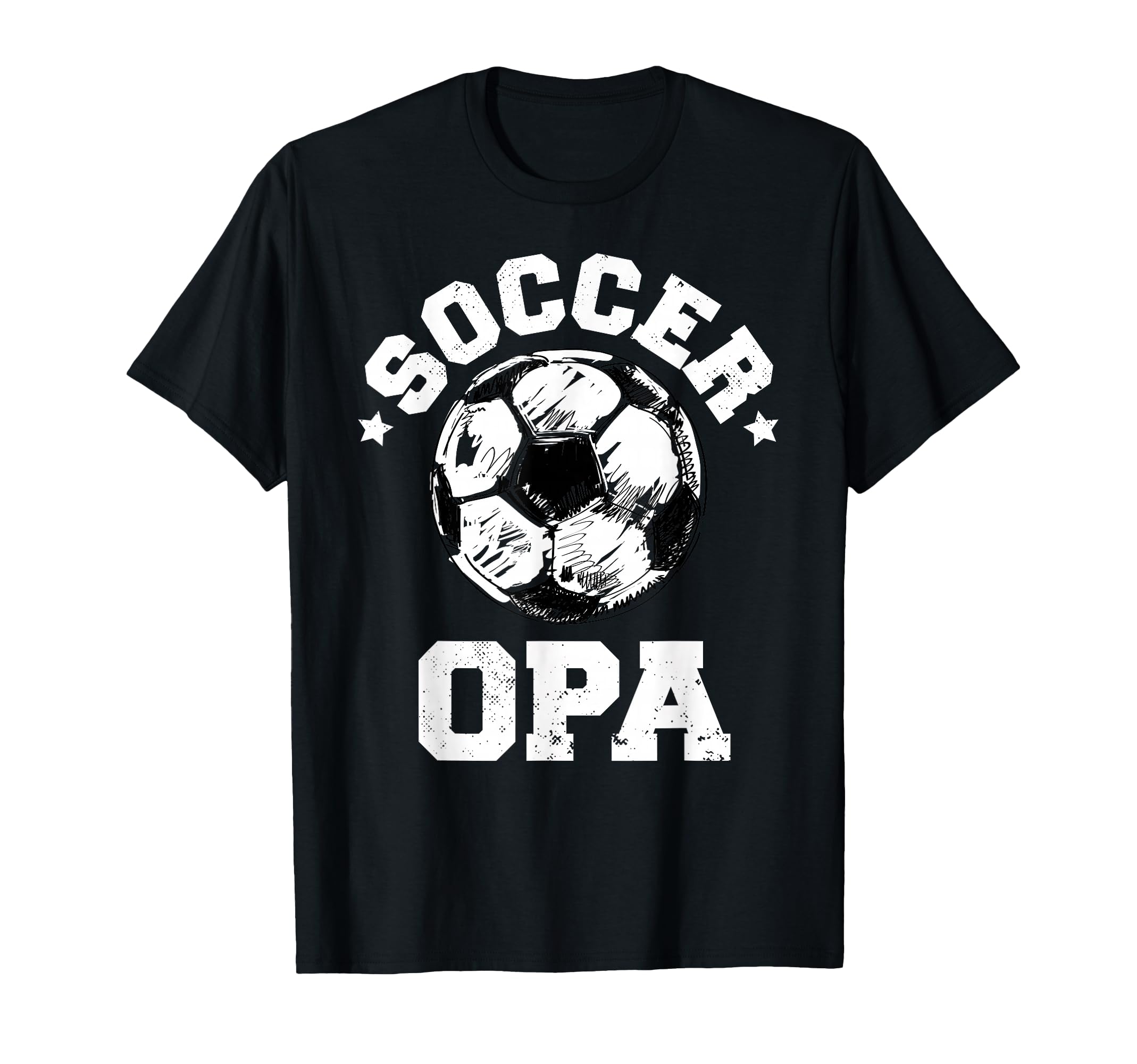 Soccer Opa Soccer Ball T-Shirt - Casual Everyday Wear for Adults