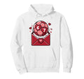 Valentine Soccer Game Love Football Card Hoodie - Novelty Apparel Unisex
