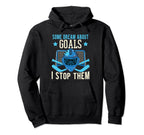 Funny Goalkeeper Ice Hockey Goalie Hoodie - Custom Art Print for Adults