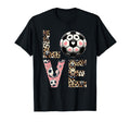 Love Soccer Leopard Soccer Player T-Shirt - Streetwear Style Men Women