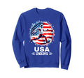 American Flag Soccer Soccer 2025 Sweatshirt - Custom Art Print Unisex