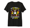 Outnumbered Ducklings Football Soccer T-Shirt - Novelty Apparel for Adults