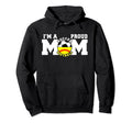 Im Proud Mom Funny Soccer Softball Mom Hoodie - Unique Graphic for Adults