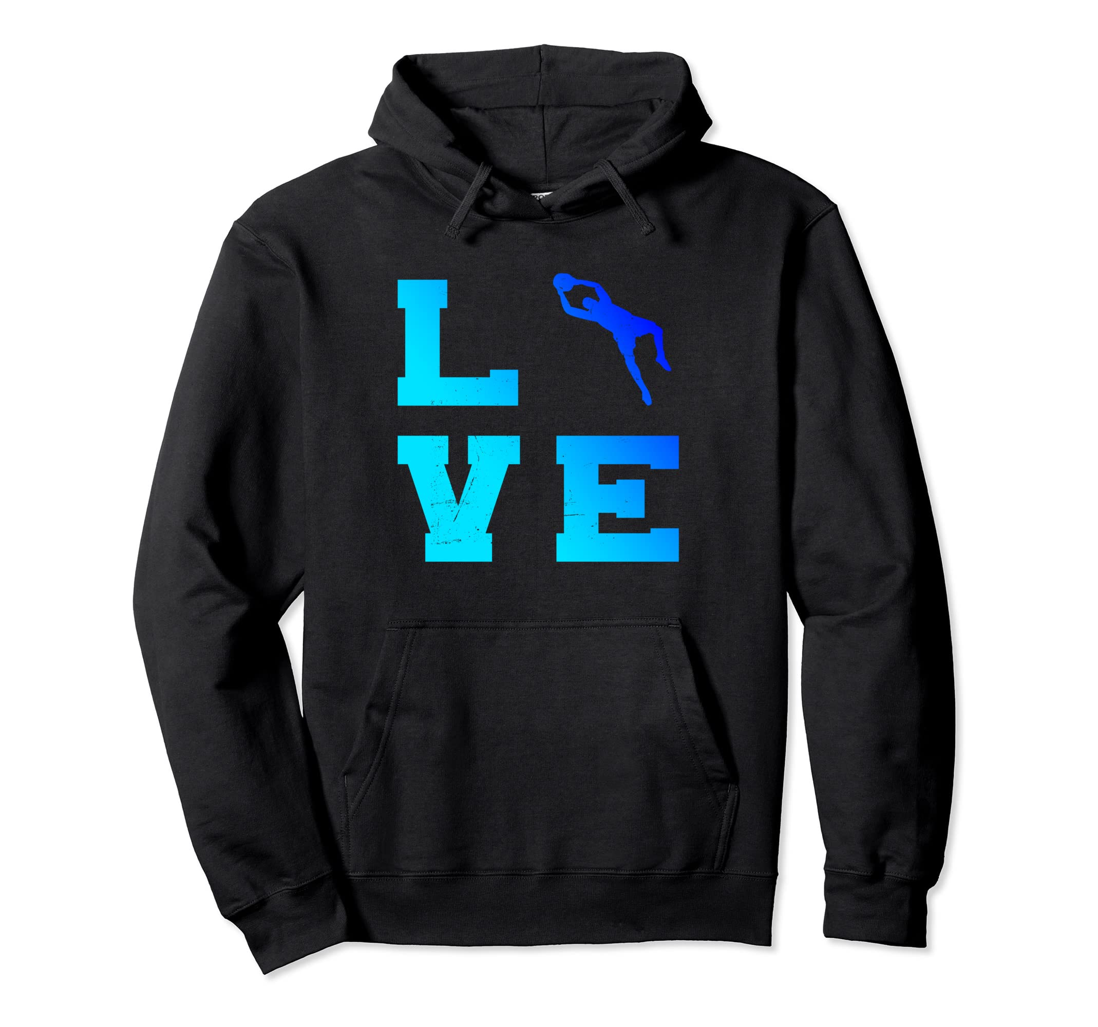 Womens Footballer Football Goalkeeper Hoodie - Graphic Print Unisex