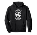 Phoenix Soccer Distressed 90S Hoodie - Novelty Apparel Unisex