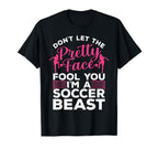 Funny Soccer Art Soccer Player Sport T-Shirt - Novelty Apparel Men Women