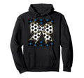 Soccer Bow Checkered Ribbon Gift Sweatshirt - Custom Art Print Unisex