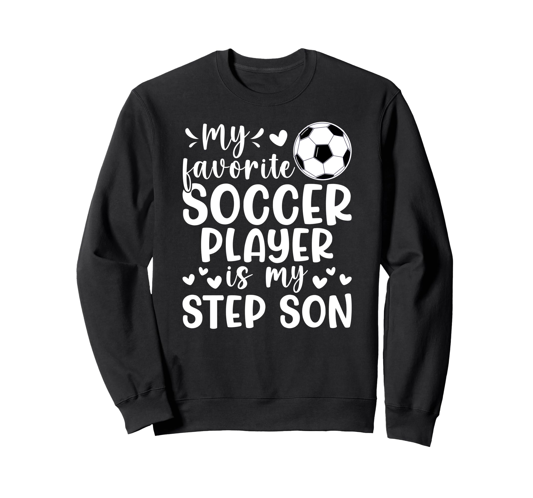 Proud Soccer Step Mom Soccer Player Sweatshirt - Trendy Graphic Unisex
