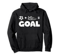 Funny Soccer Player Math Goal Lover Hoodie - Fun Novelty Design Unisex