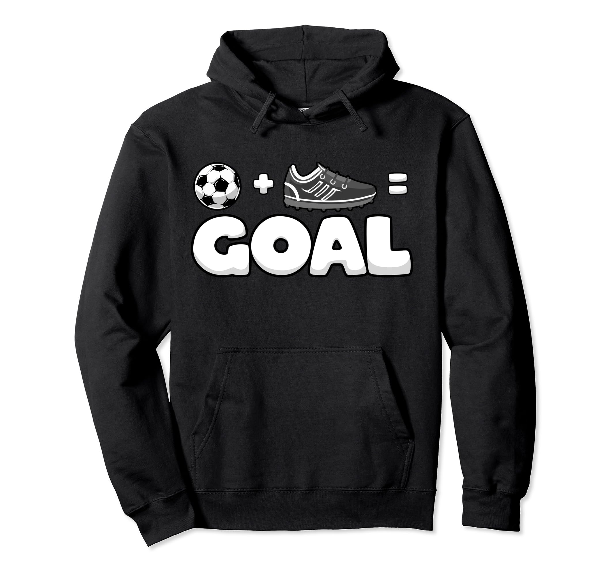 Funny Soccer Player Math Goal Lover Hoodie - Fun Novelty Design Unisex
