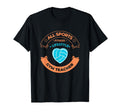 Gym Teacher Love Soccer All Sports T-Shirt - Custom Art Print for Adults