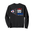 Fans Womens Patriotic Soccer I Sweatshirt - Fun Novelty Design Men Women