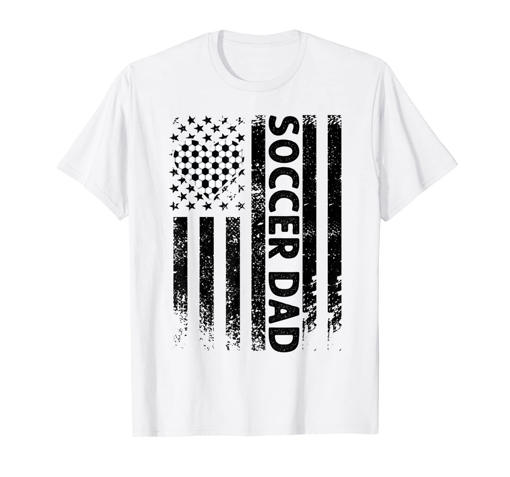 Mens Soccer Dad Father T-Shirt - Trendy Graphic for Adults