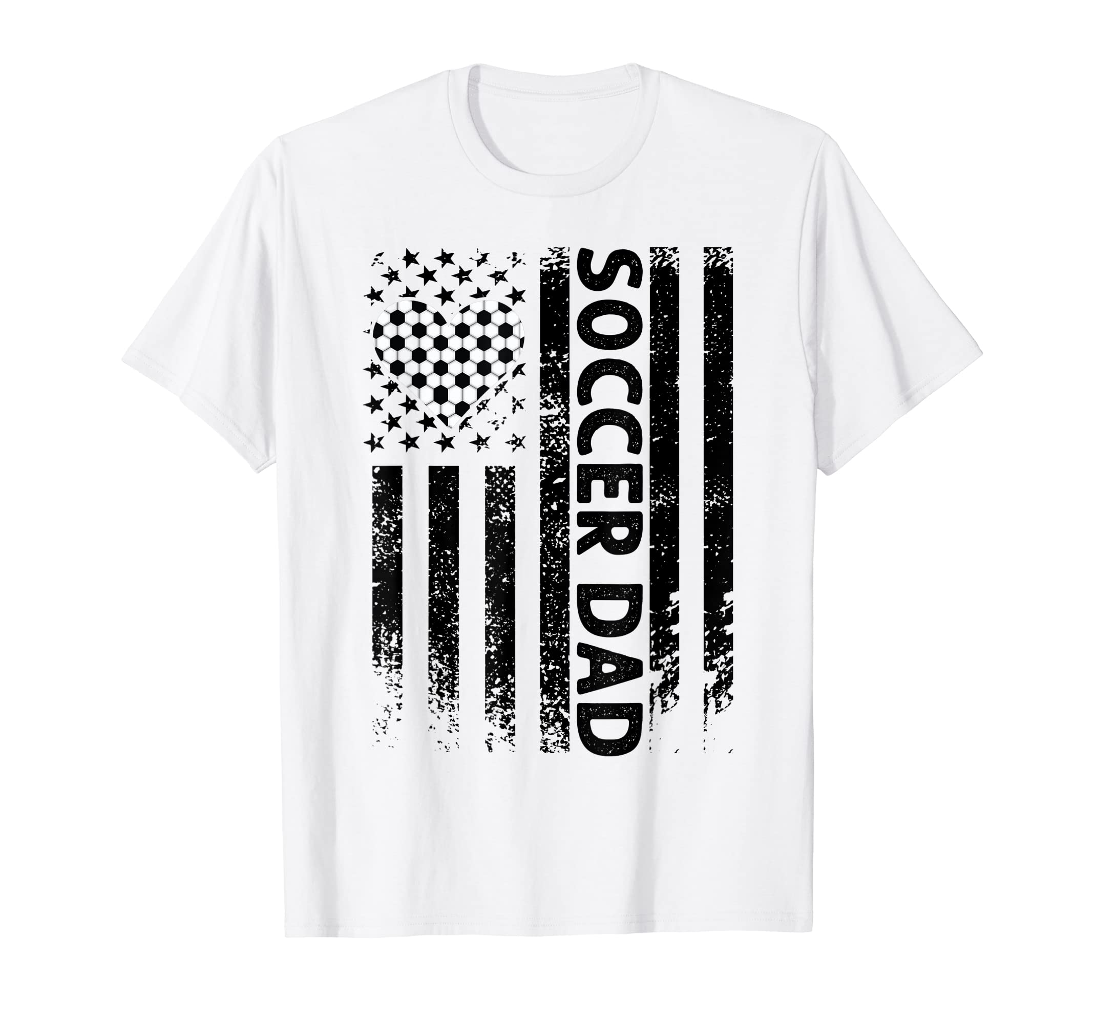 Mens Soccer Dad Father T-Shirt - Trendy Graphic for Adults