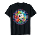 Im Just Who Loves Soccer T-Shirt - Minimalist Print Men Women