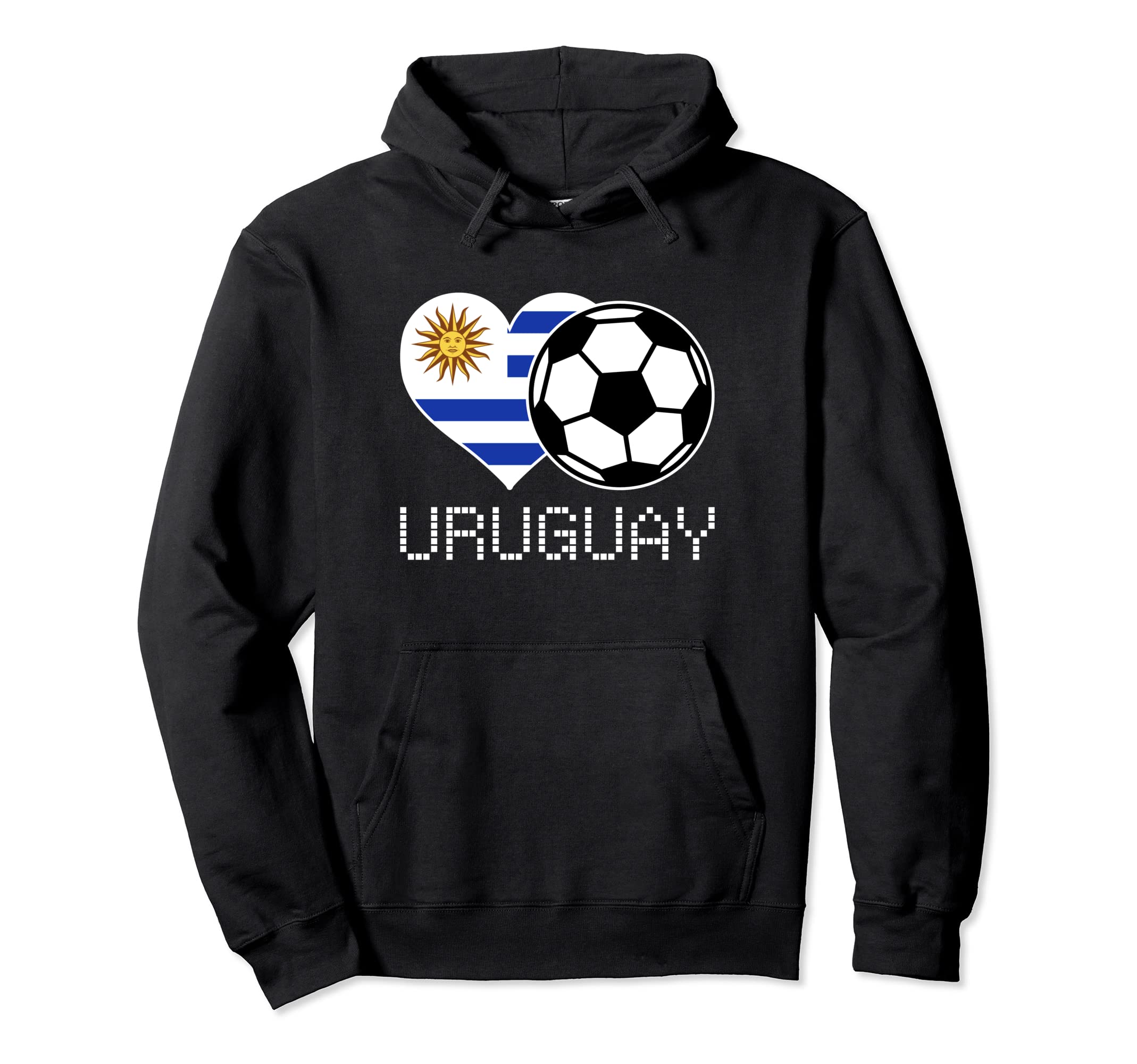 Uruguay Soccer Uruguayan Flag Love Hoodie - Aesthetic Graphic for Adults