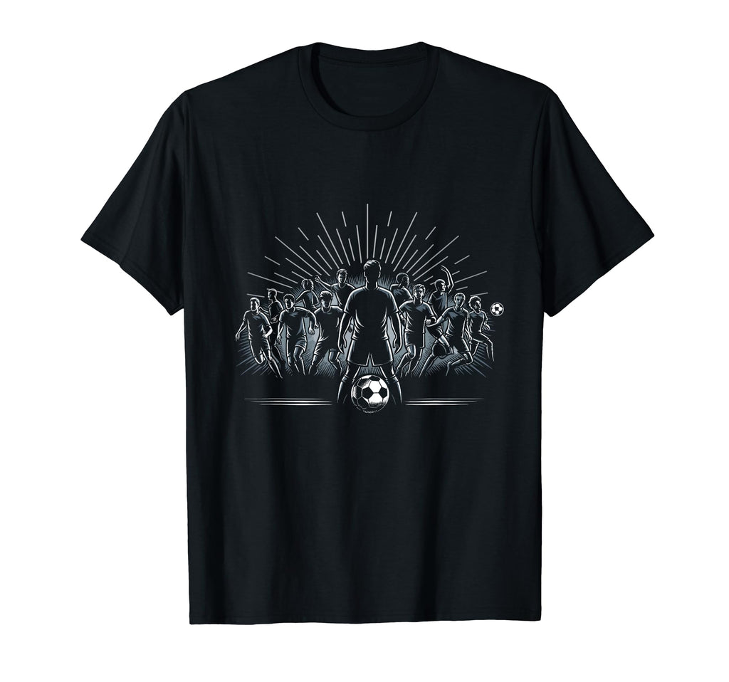 Soccer Enthusiast Soccer Player Designs T-Shirt - Minimalist Print Unisex