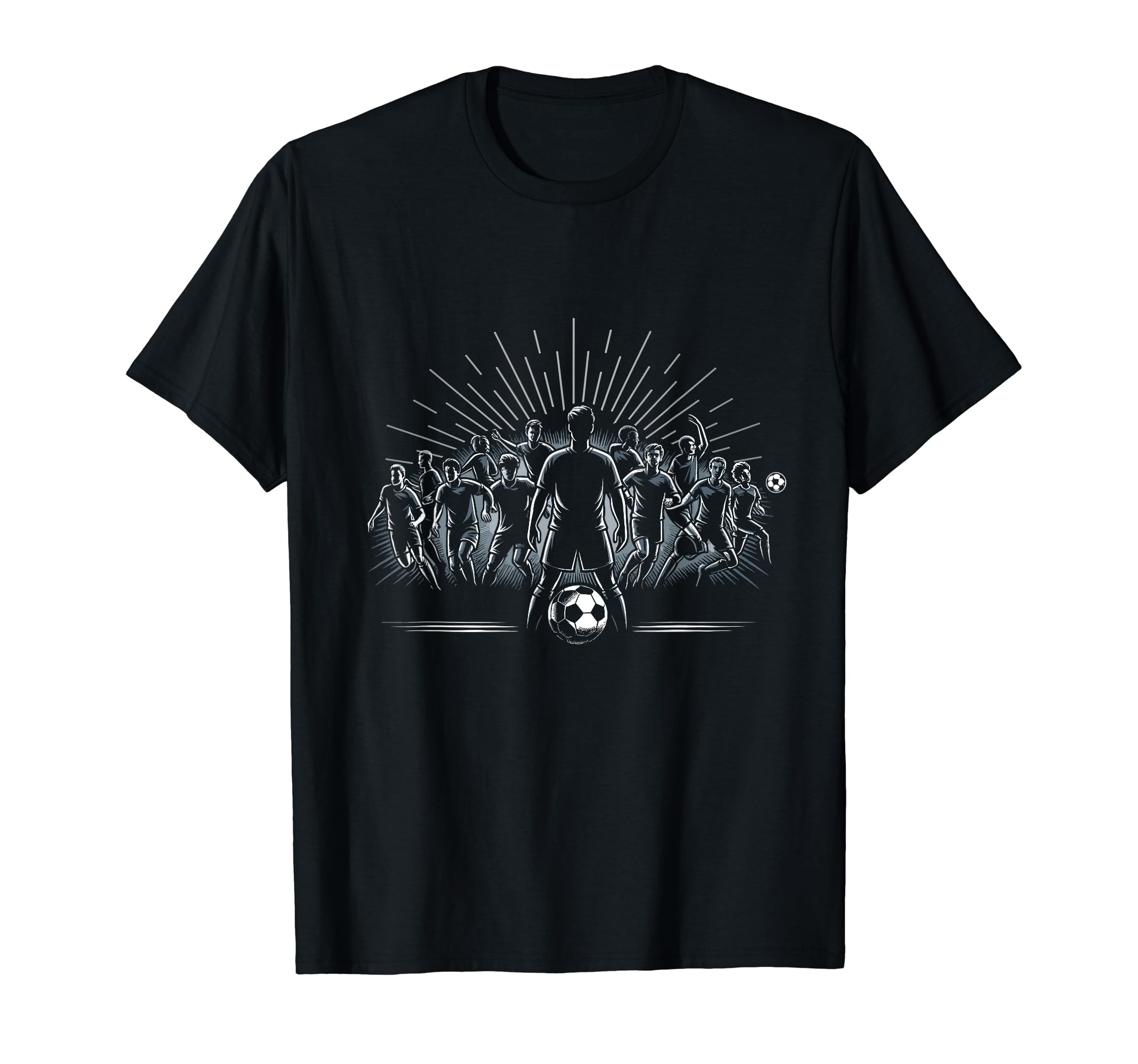 Soccer Enthusiast Soccer Player Designs T-Shirt - Minimalist Print Unisex