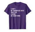 I Cant My Grandkids Have Practice T-Shirt - Minimalist Print for Adults
