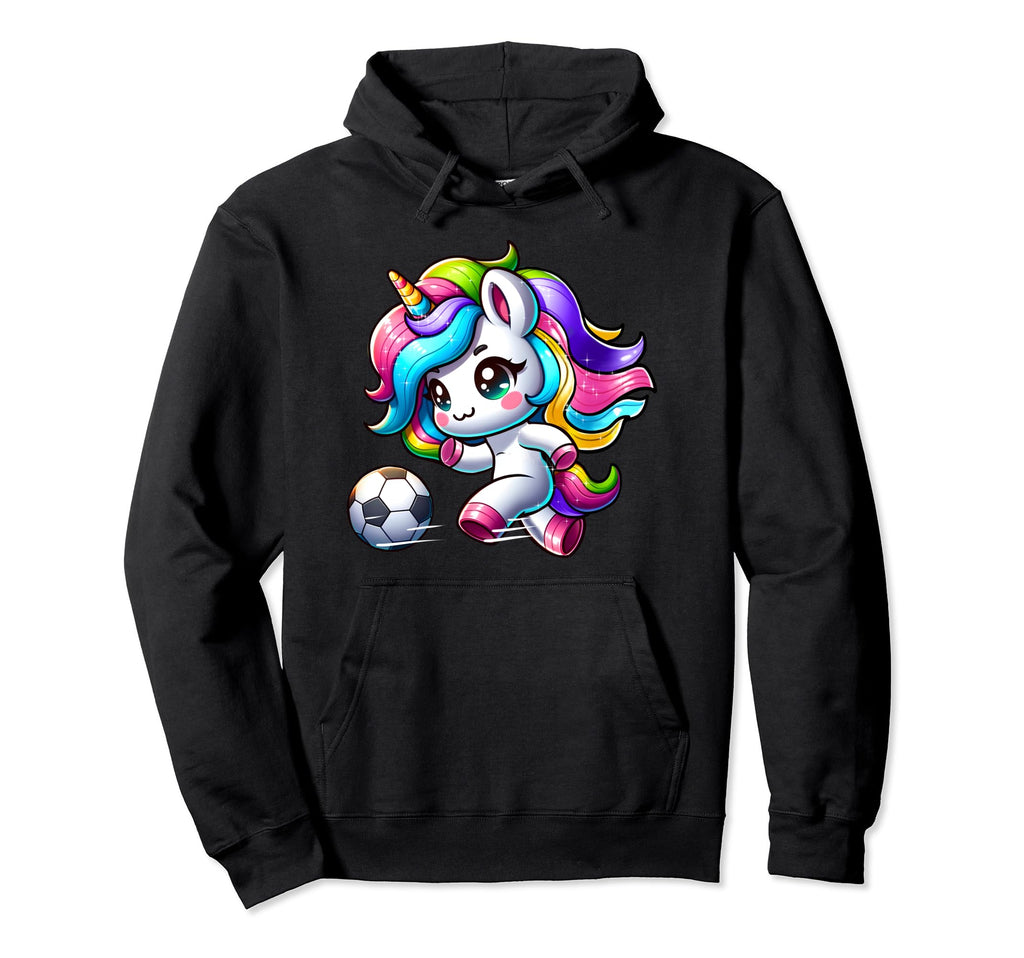 Soccer Player Unicorn Hoodie - Custom Art Print Men Women