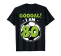80 Year Old Birthday Soccer T-Shirt - Casual Everyday Wear for Adults