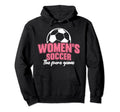 Soccer Team Outfit Players Fans Womens Hoodie - Minimalist Print Unisex