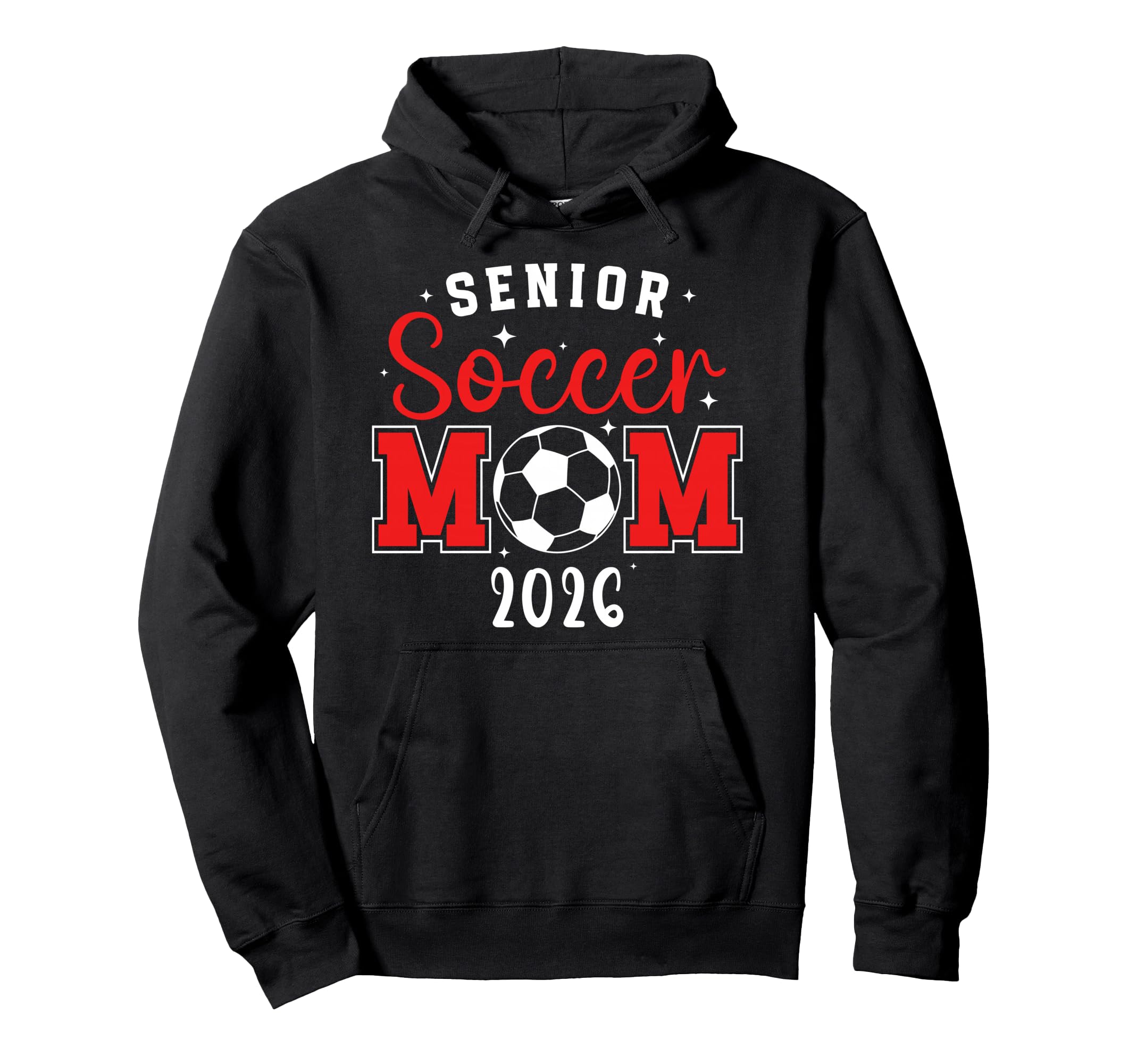 Soccer Senior Mom Senior Soccer Hoodie - Fun Novelty Design for Adults