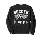 Soccer Nonni Matching Family Sweatshirt - Aesthetic Graphic for Adults