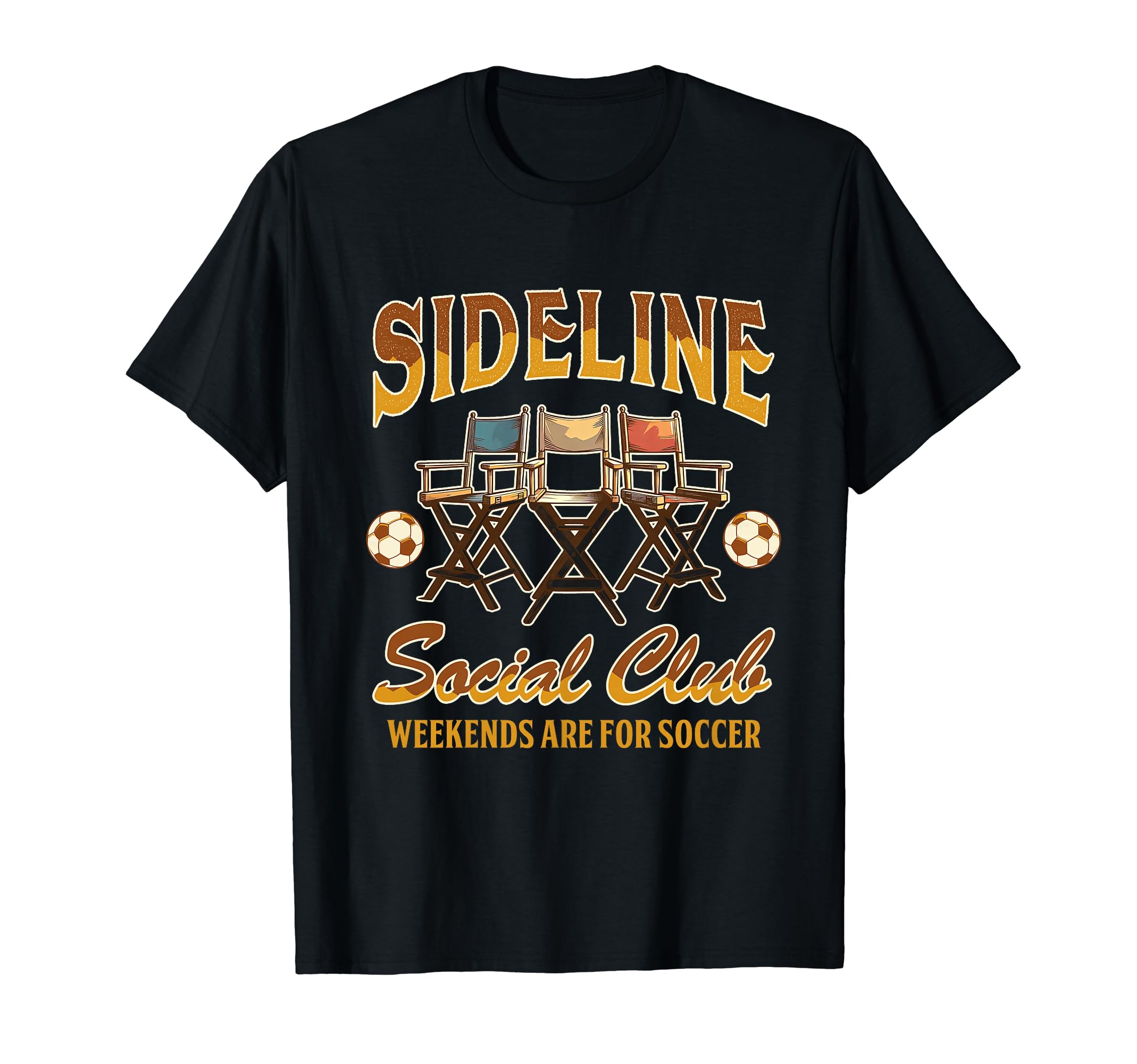 Soccer Mom Sideline Social Club T-Shirt - Fun Novelty Design Men Women