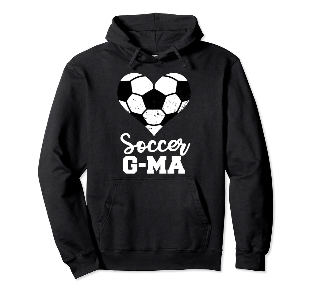 Soccer G Ma Funny Soccer Heart Hoodie - Streetwear Style for Adults